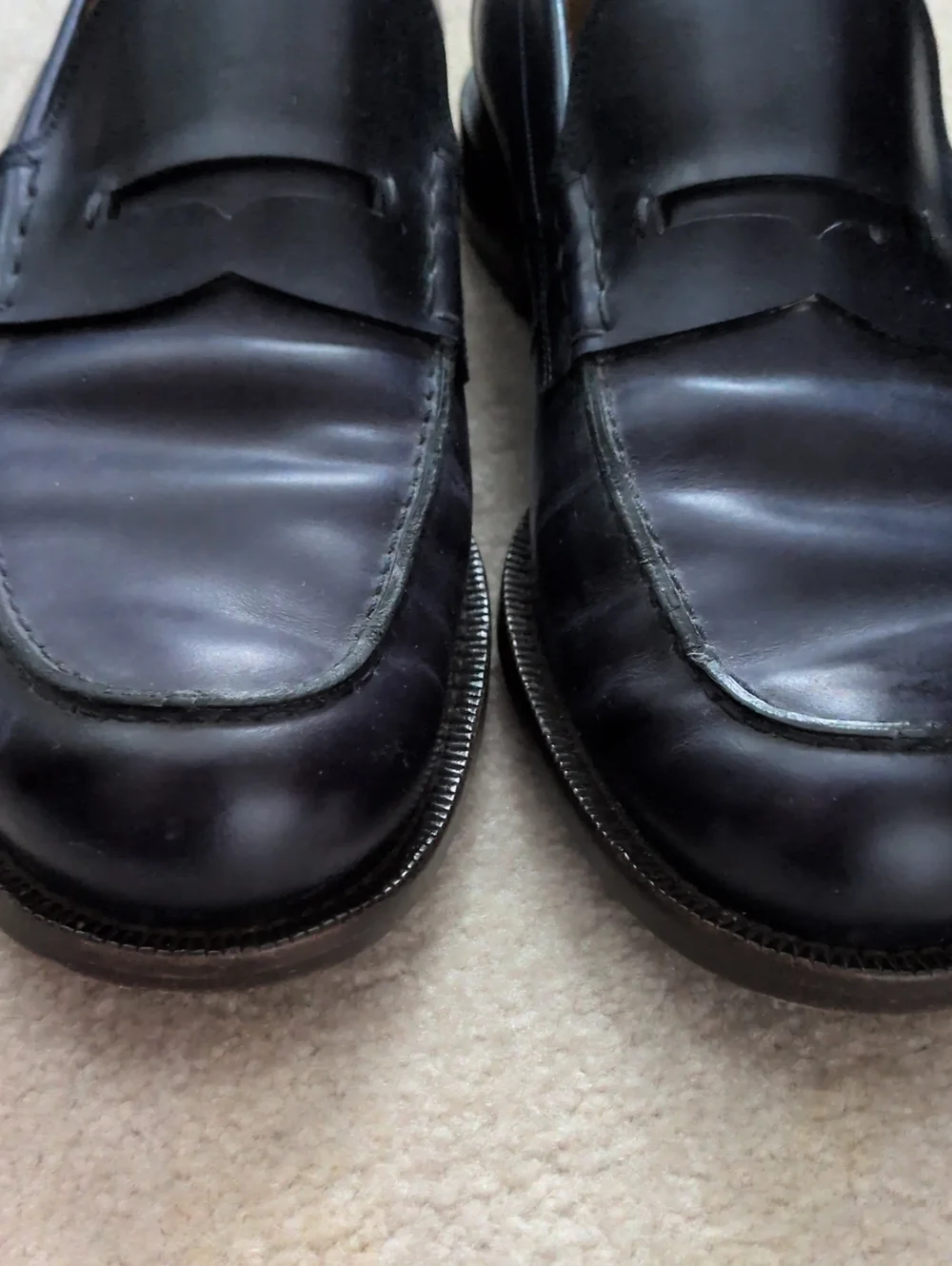 Gucci Tobias Navy Penny Loafer Sz. 9